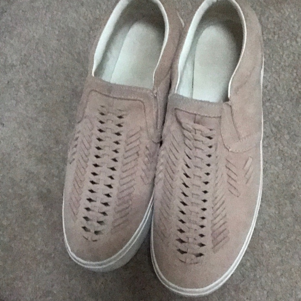 Size 9, Marc Fisher pink sneakers.